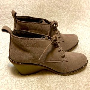 Sonoma Suede Wedge Booties